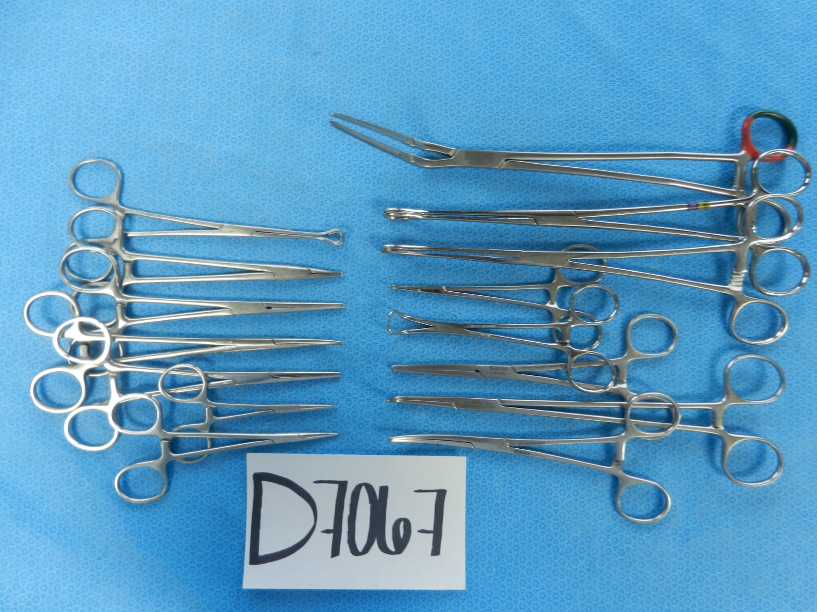 D7067 Jarit Pilling Weck V. Mueller Surgical Forceps Lot of 15 10-27.5cm