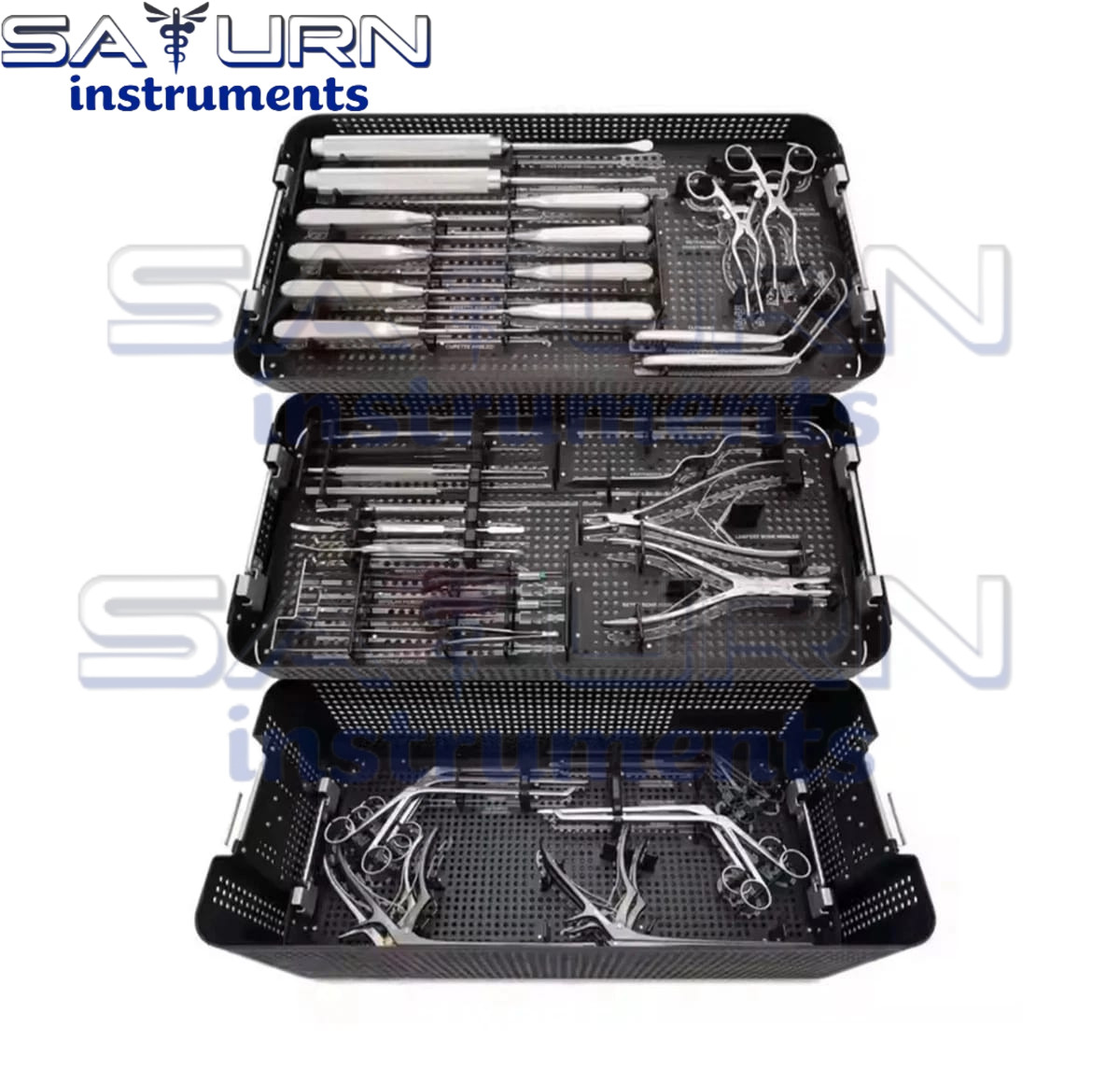 Orthopedic Instrument Set With Alminum Box Best Quality Cervical Spinal Surgery