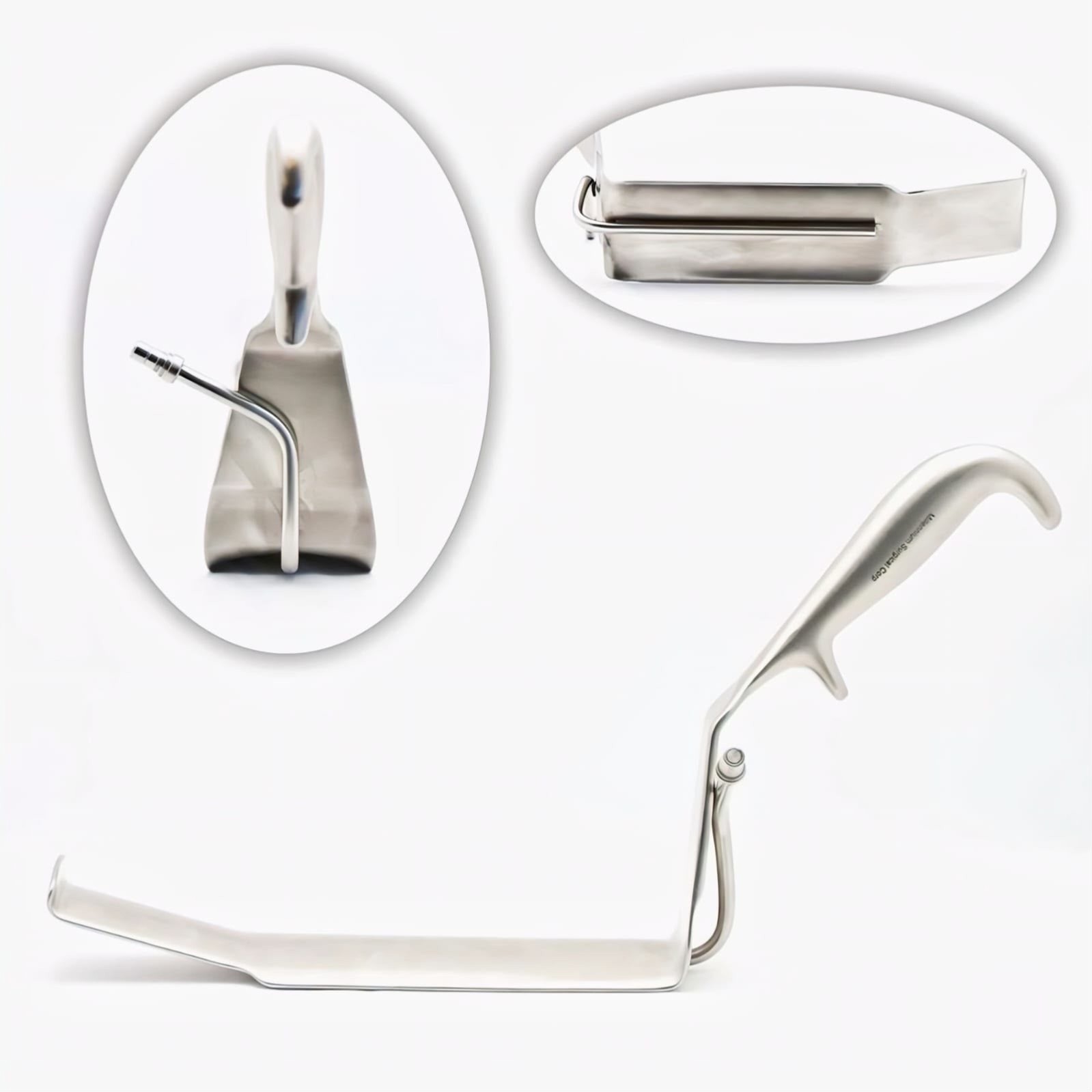 St.Mark Deep Retractor With Fibre Optic & Doyen Handle Orthopedic Instruments