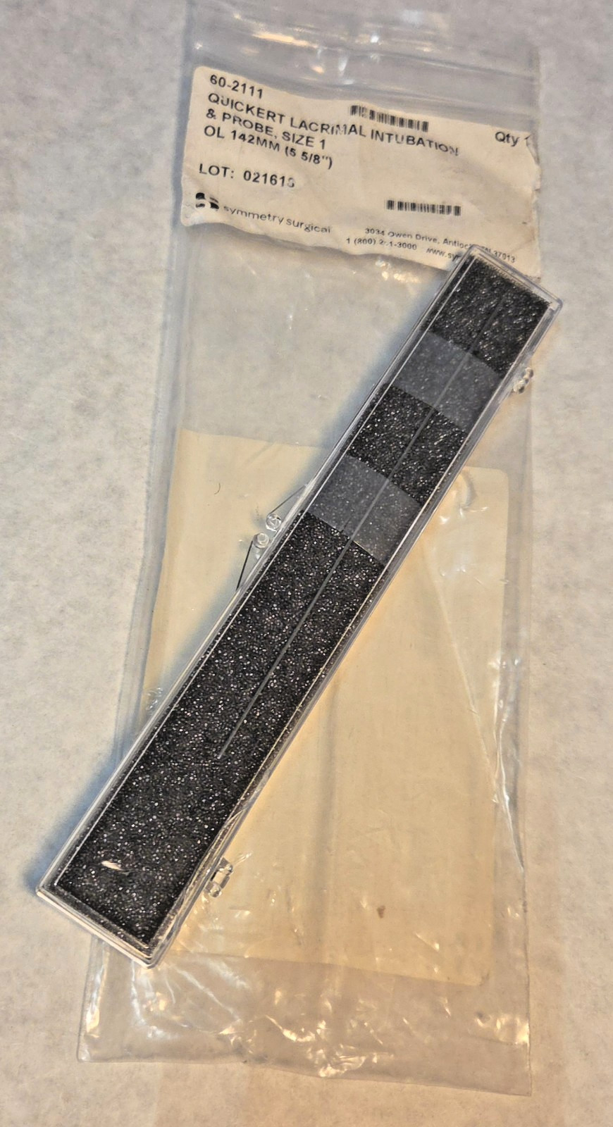 Symmetry 60-2111 Probe, Quickert Lacrimal Intubation, #1 (C2 64)