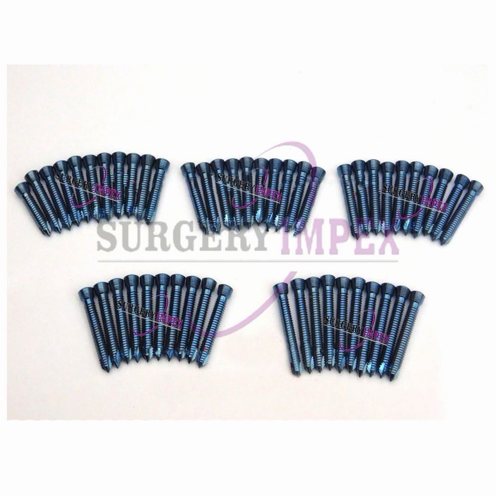 Safety Locking Screws 5mm self-tapping Titanium screws (300 pcs)