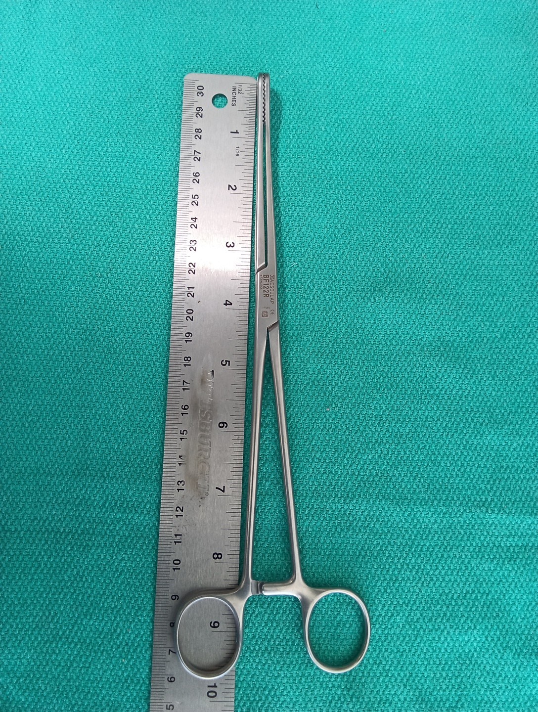 Aesculap BF122R FOERSTER-BALLENGER S/T Forceps oval, straight, 245 mm (9 5/8″)