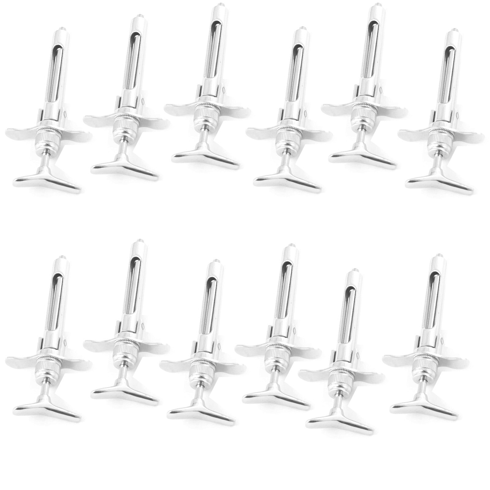 12 Pcs New Cartridge Aspirating Syringes 1.8CC Dental Surgical Instruments ODM