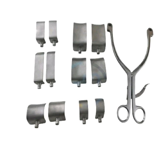 Kolbel Retractor Complete Set With 6 Blades,Surgical Orthopedic Retractor
