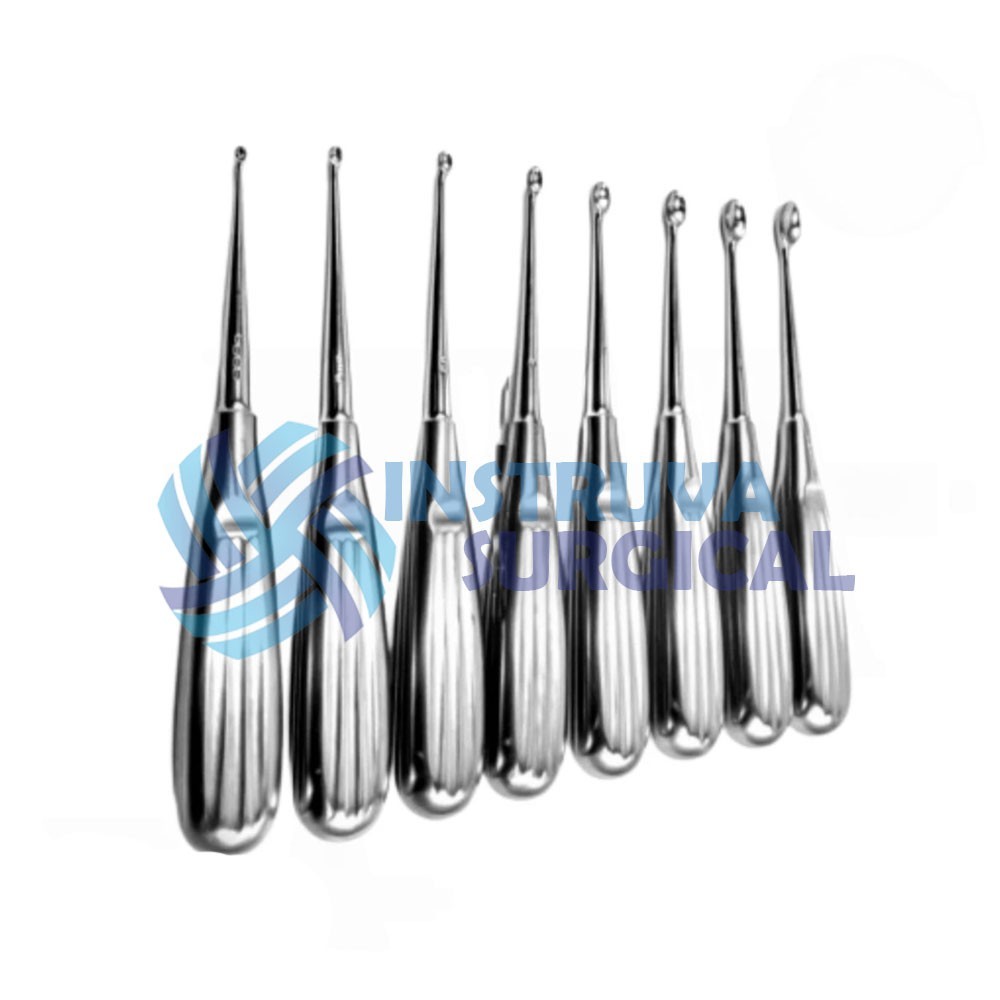 Volkmann Bone Curettes Set of 8 Pcs Orthopedic Surgical Instruments