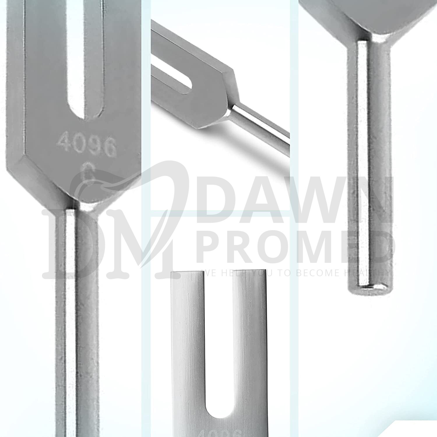 Tuning Fork For C 4096 ENT Healing Therapy Diagnostic Exam Medical Inst German G