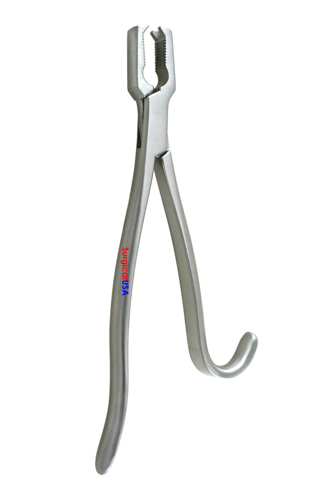 Pediatric Kern Bone Holding Forceps 6″ Straight Serrated Jaws with 2×2 Teeth