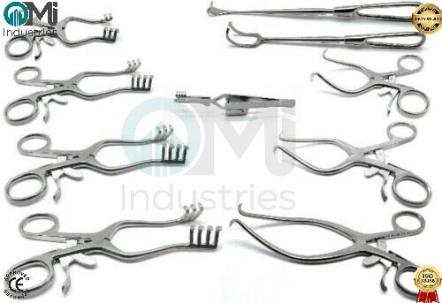 Surgical Veterinary Retractors Weitlaner Premium Quality Instruments Set of 10