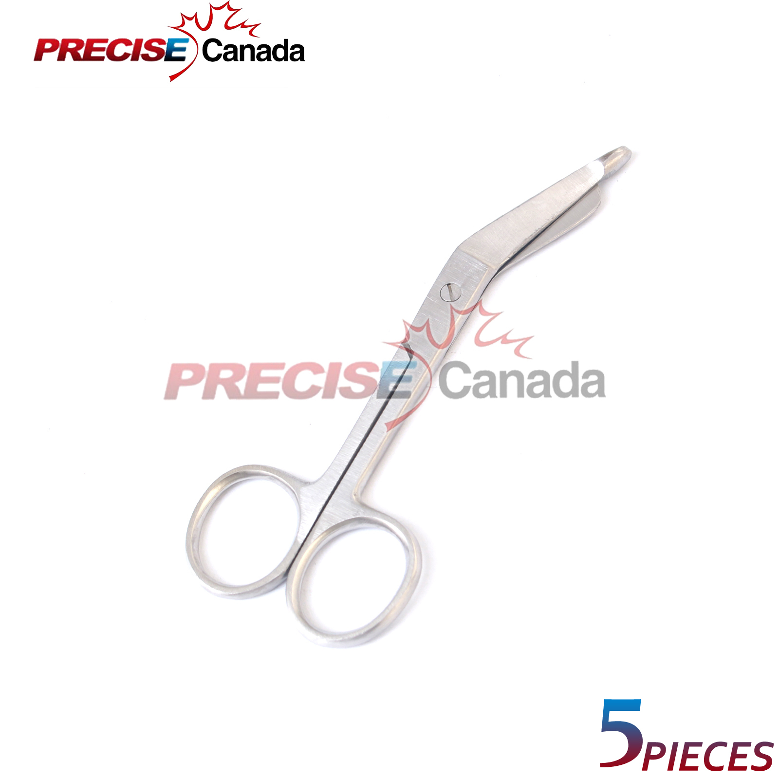 SET OF 5 LISTER BANDAGE SCISSOR 4.5″ DENTAL SURGICAL VETERINARY INSTRUMENTS