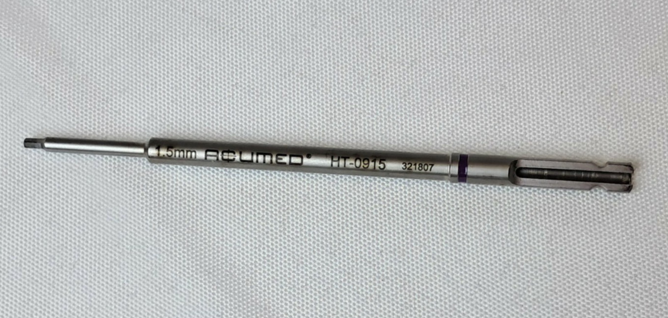 Acumed HT-0915, 1.5 mm Cannulated Quick-Release Hex Driver Tip