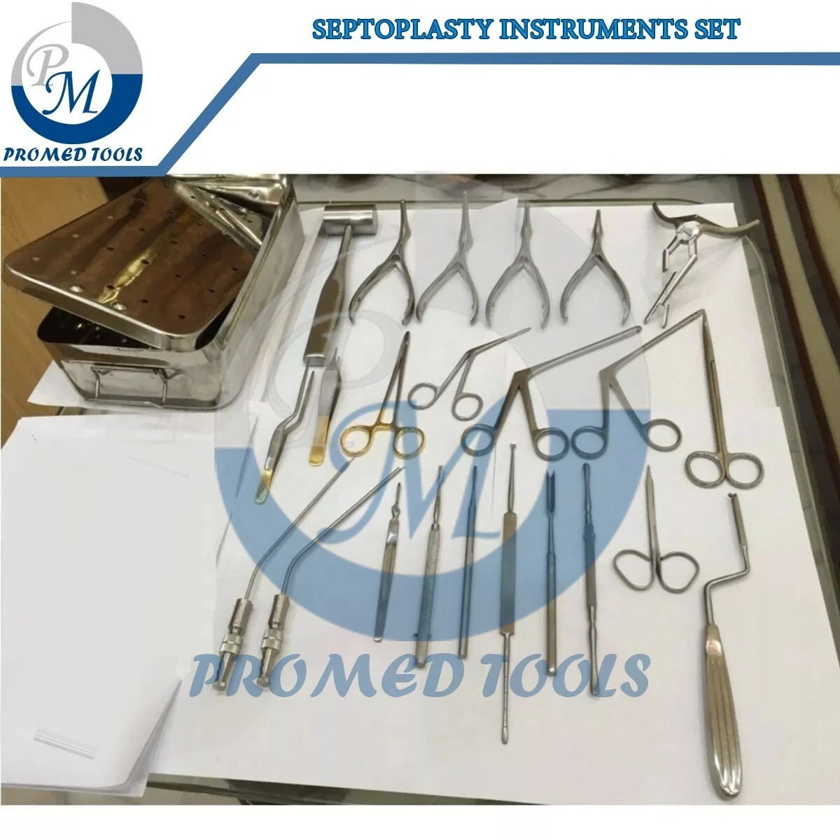 SEPTOPLASTY INSTRUMENTS SET, NASAL SURGERY SET, REUSABLE /ENT SURGICAL SET, 26UN