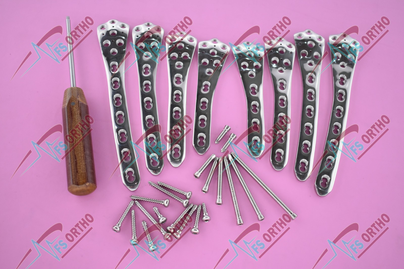Distäl Femür Locking 6,8,,10 & 12 Holes L& R Plate with screw 100 pc SS 316L