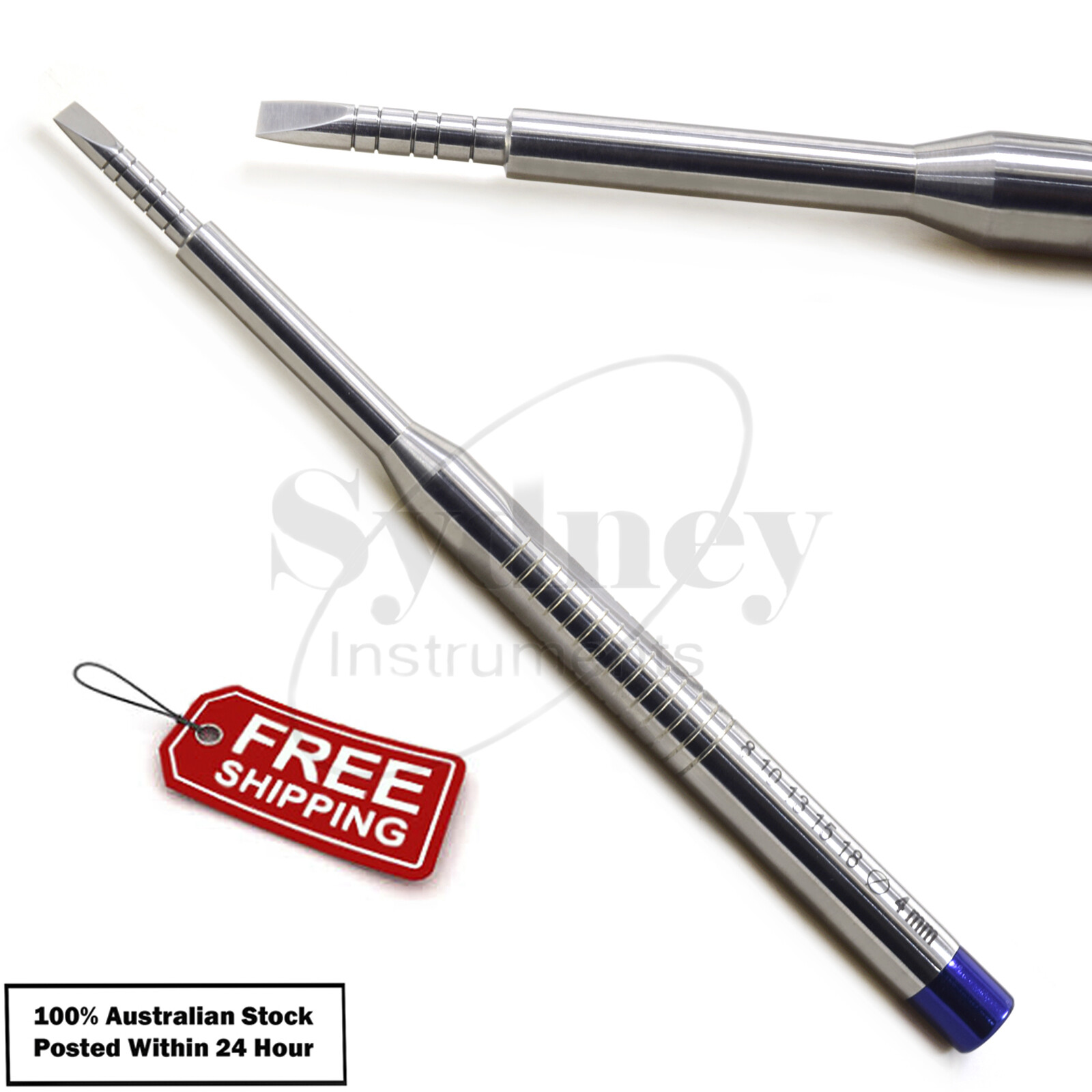 Dental Osteotome Bone Ridge Expansion Chisels Screw Shape Tip Surgical Lab