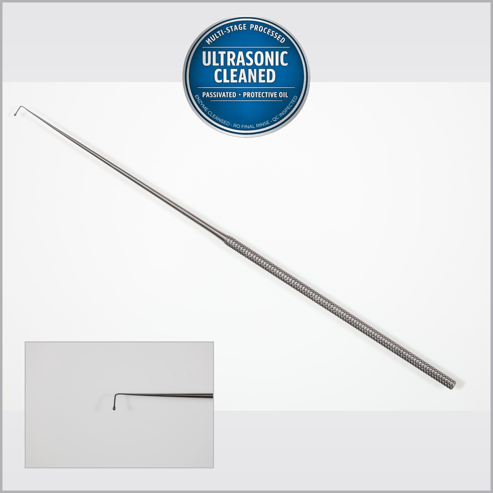 Konig MDS3785017 Rhoton Ball Dissector, Angled 90°, 5mm Tip, Ball-Tip, 7-3/8in