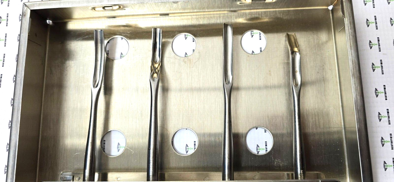 Jarit Orthopedic Cobb Spinal Elevator Curved Set & 4- Cobb Spinal Gouges Set