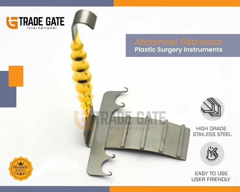 Abdominal Retractor Plastic Surgery Gold Retractor Plastic Surgery Instruments