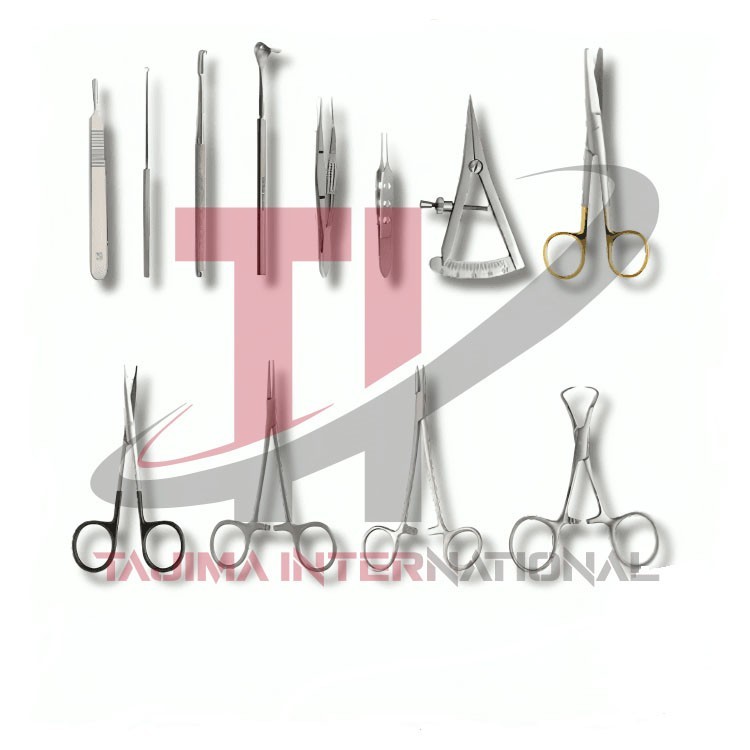 Blepharoplasty Surgical Instrument Set Of 12 PCS – Plastic Surgery Instruments