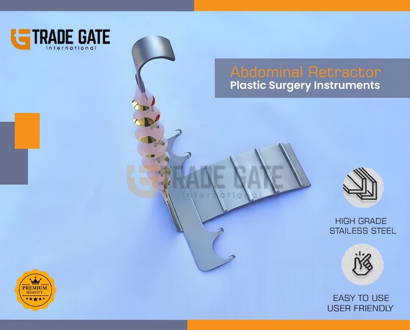 Abdominal Retractor Plastic Surgery Gold Retractor Plastic Surgery Instruments