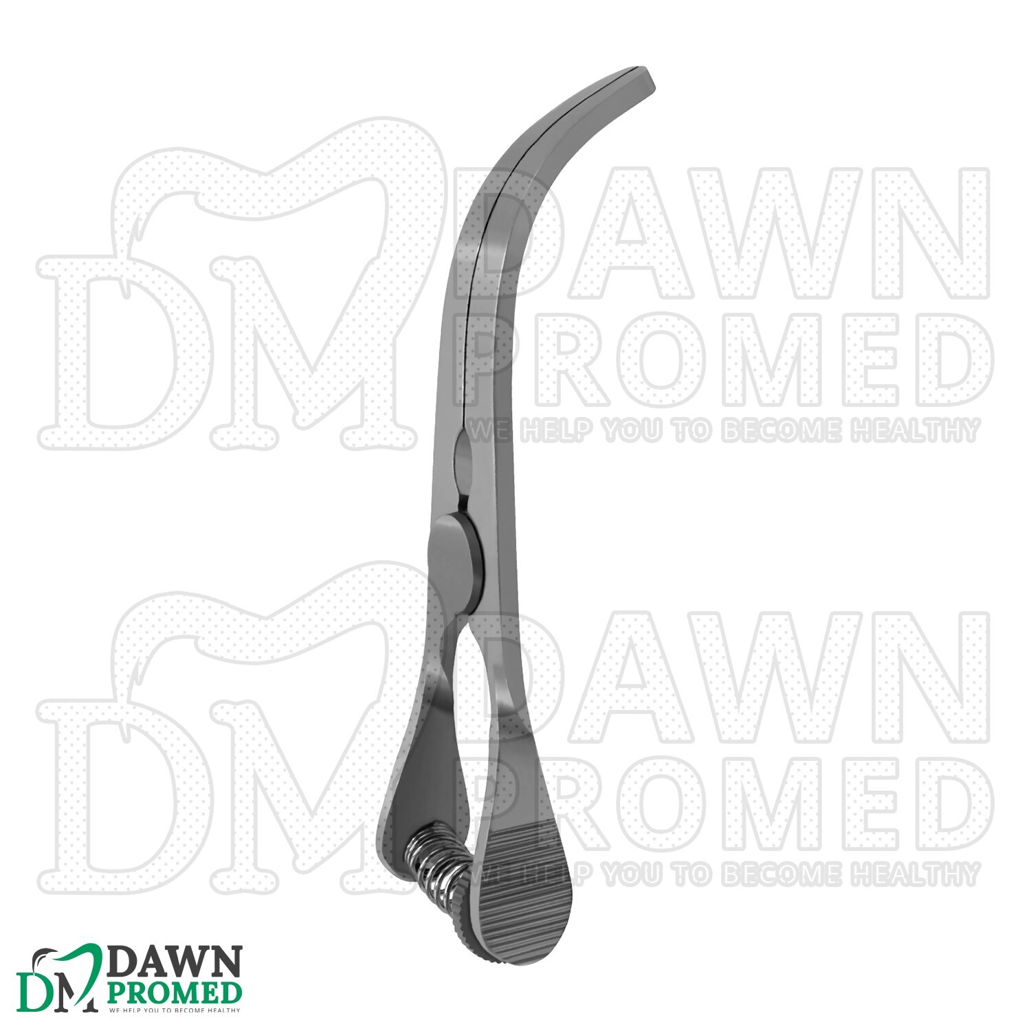 Glover Atraumatic Debakey Bulldog Clamp 3.5” Curved 4cm Jaw Surgical Instrument