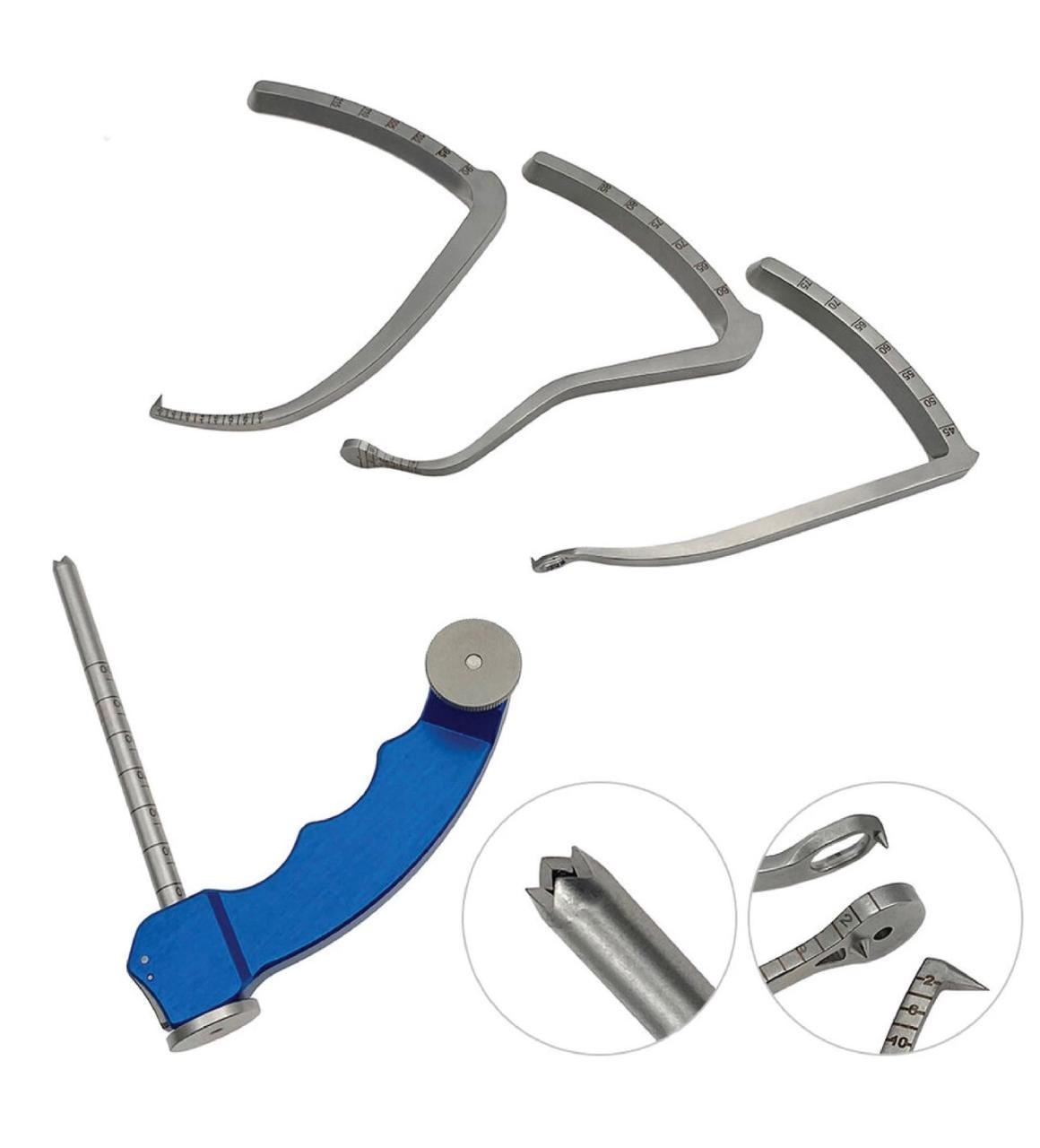 ACL /PCL C-type drill guide sight cruciate ligament localization system Tibial