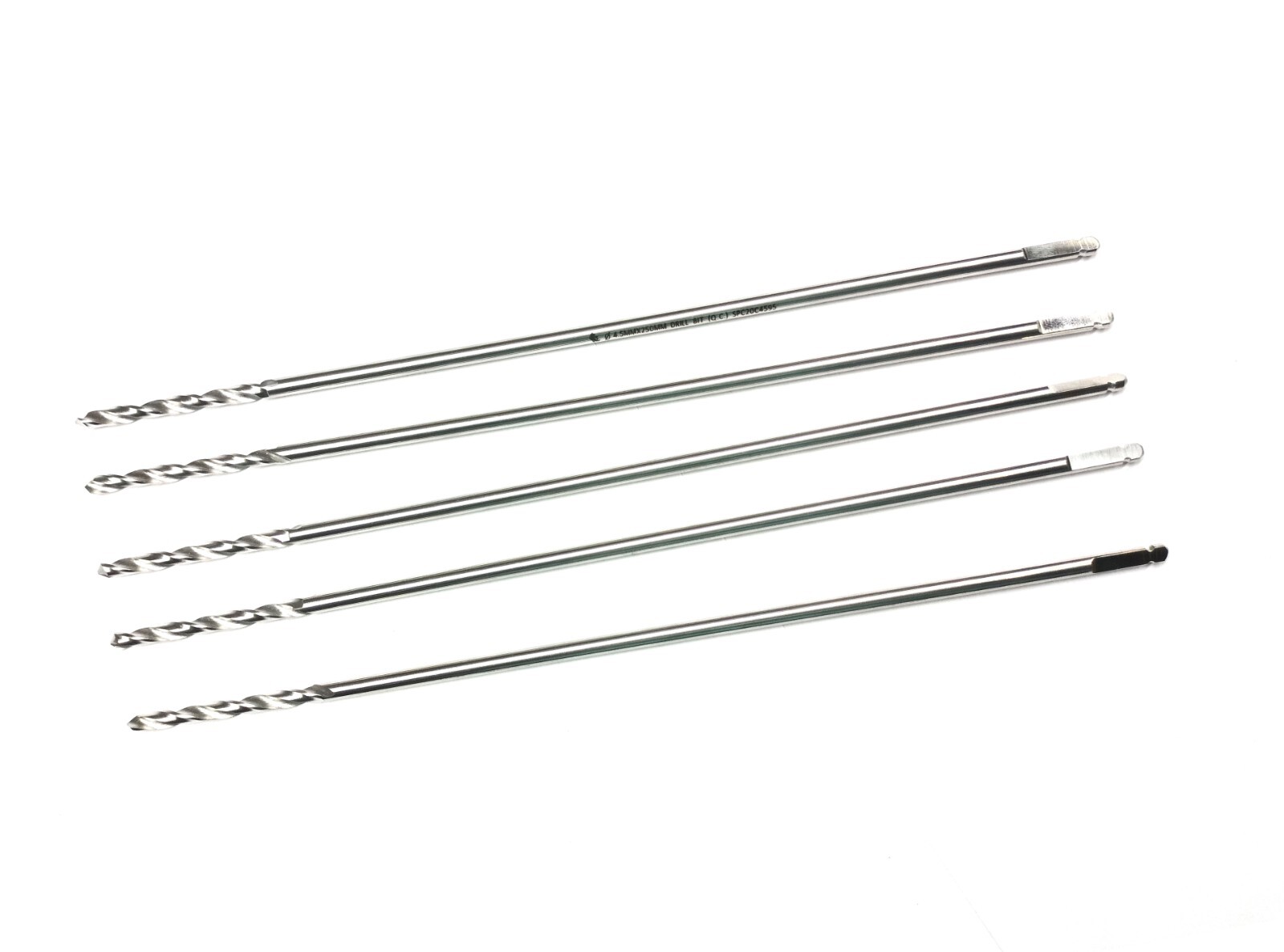 Veterinary 4.5mm quick coupling drill bit 250mm long Lot of 15pcs.