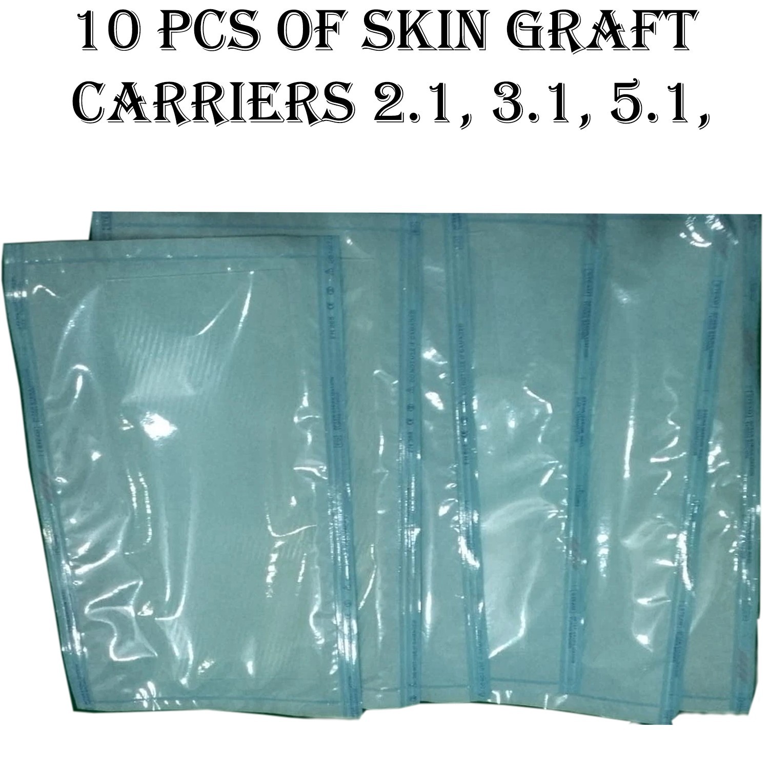 10 Pcs Of Skin Graft Carriers 2.1,3.1,5.1