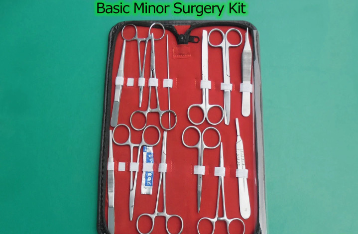 Set of 14 Pieces Basic Minor Surgery Kit Surgical instruments SK-14