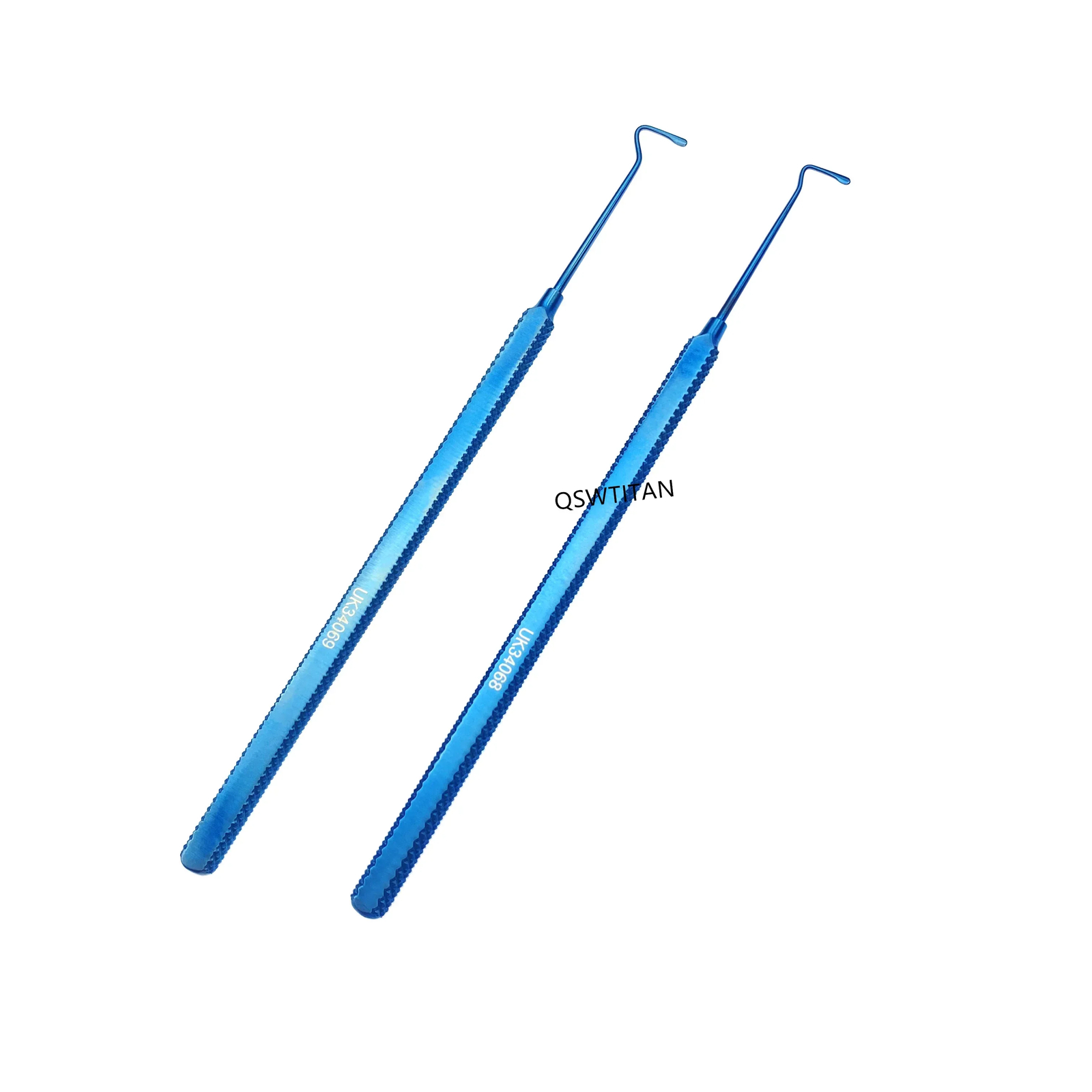 Ophthalmic Muscle Hook 1.5mm/ 2.0mm Bulbous Tip Titanium Eye Surgical Instrument