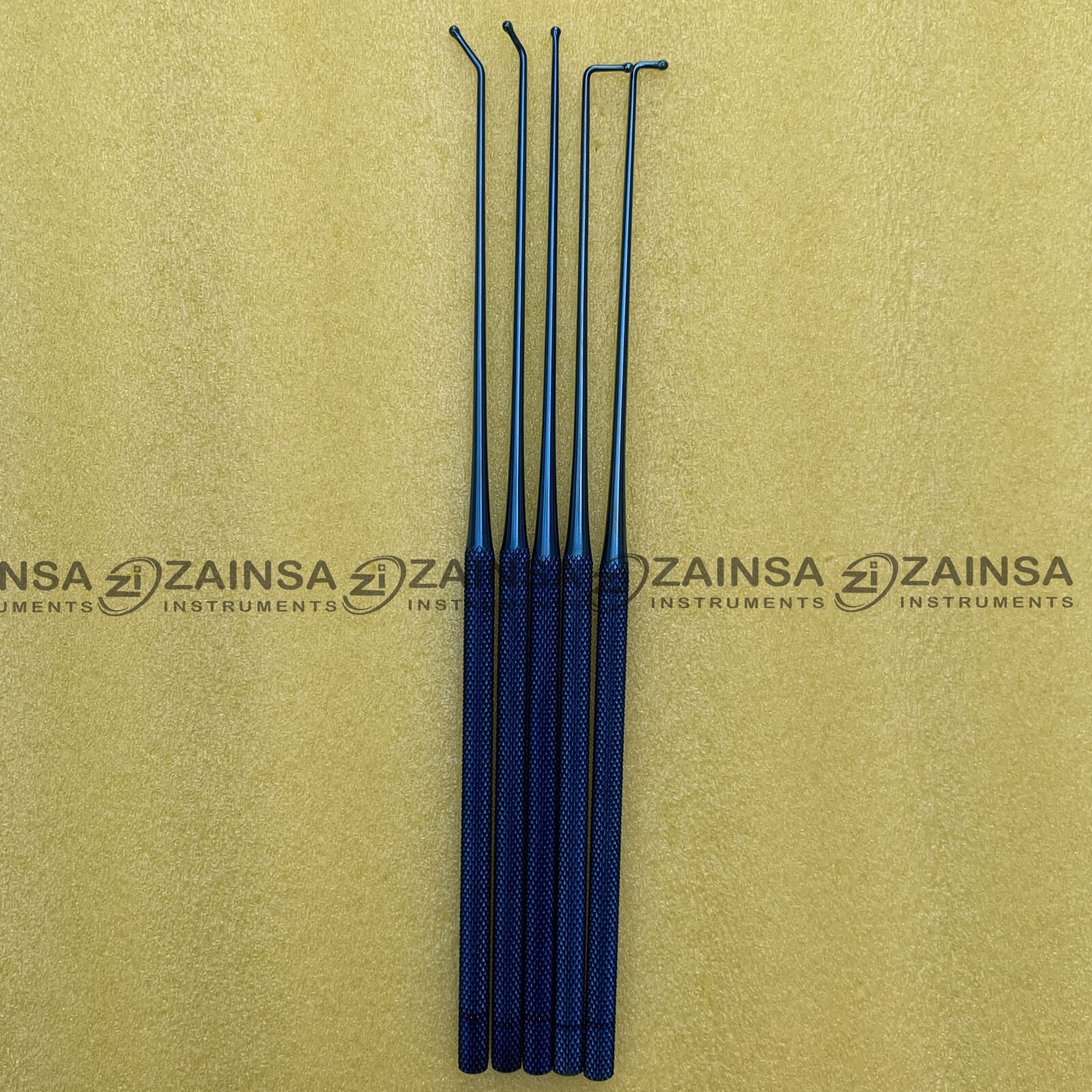 Neurosurgical Expanded Micro Ball Dissector Set 5 Micro Surgical Instruments
