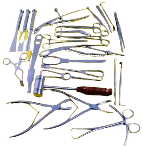 Basic Orthopedic Surgery Set of 25 Pcs Surgical instruments