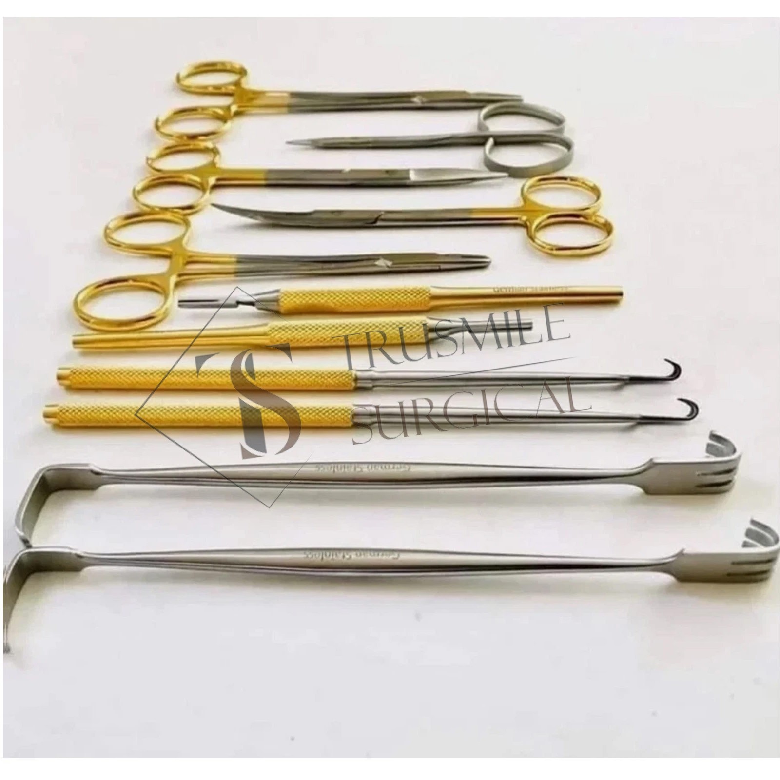 New 11PCs Set General Surgery Orthopedic Instruments German Stainless Steel