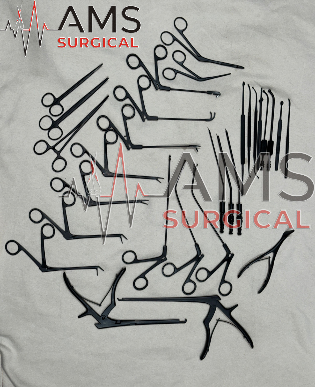 Fess Sinus Nasal Surgery Set ENT Instruments Black Coated Set