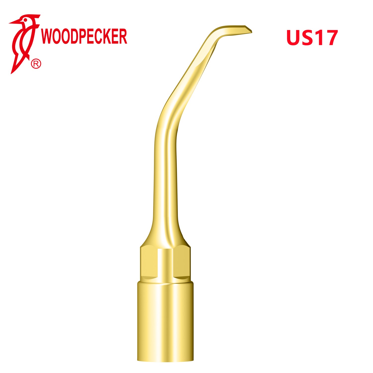 Woodpecker Dental Perio Bone Surgery Tips US17 1pc/pk US-II LED AI-SURGERY