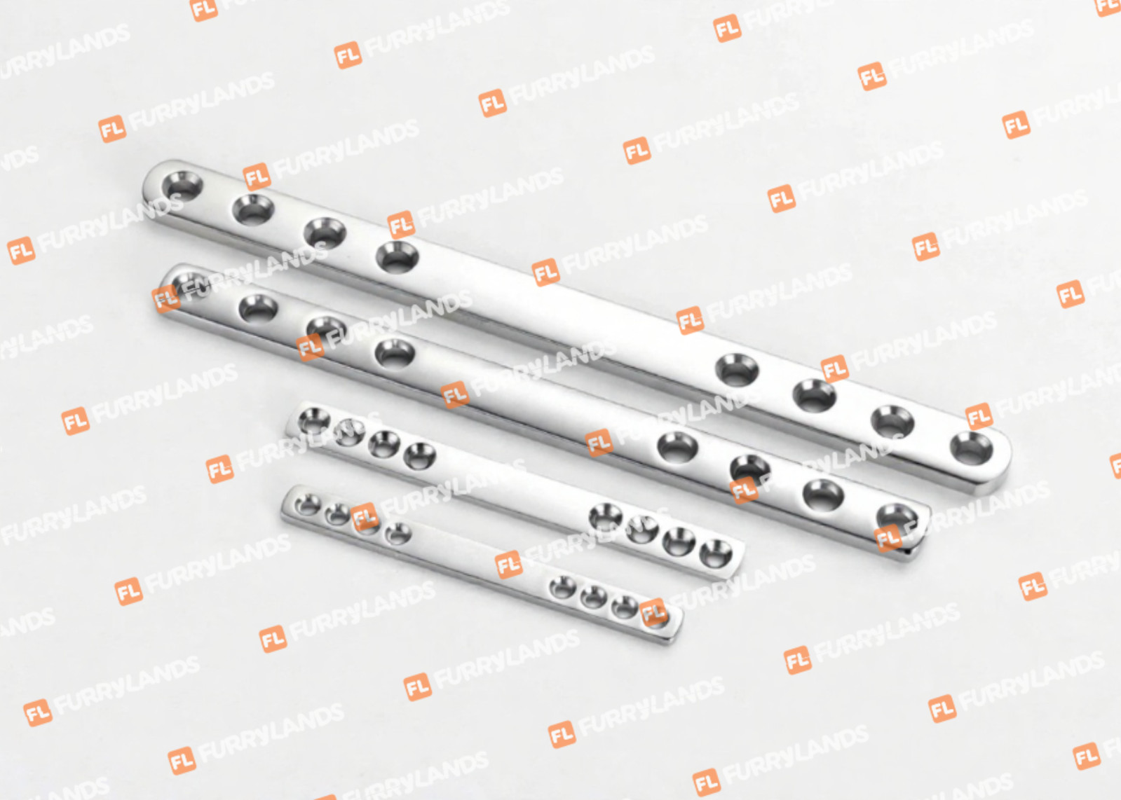 Veterinary 3.5mm Broad Biological Healing Plates 7–8 Hole – 8 Pcs Set
