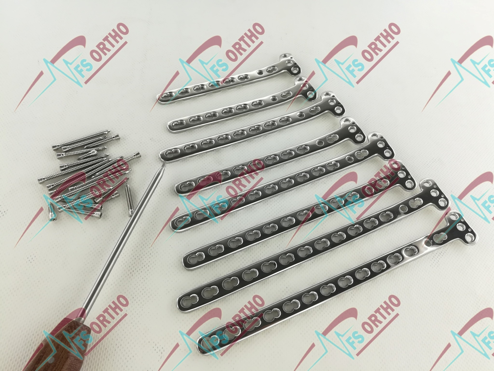 Locking Medial Proximal Tibial 4.5/5.0mm Plate R/L & Locking Screw 104 Pcs Set