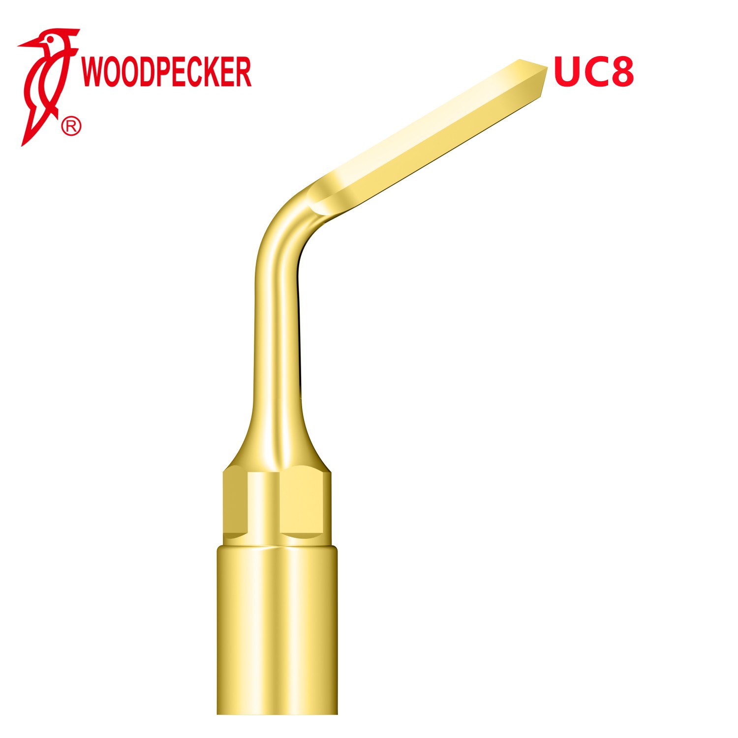 Woodpecker Dental Perio Bone Surgery Tips UC8 1pc/pk US-II LED AI-SURGERY