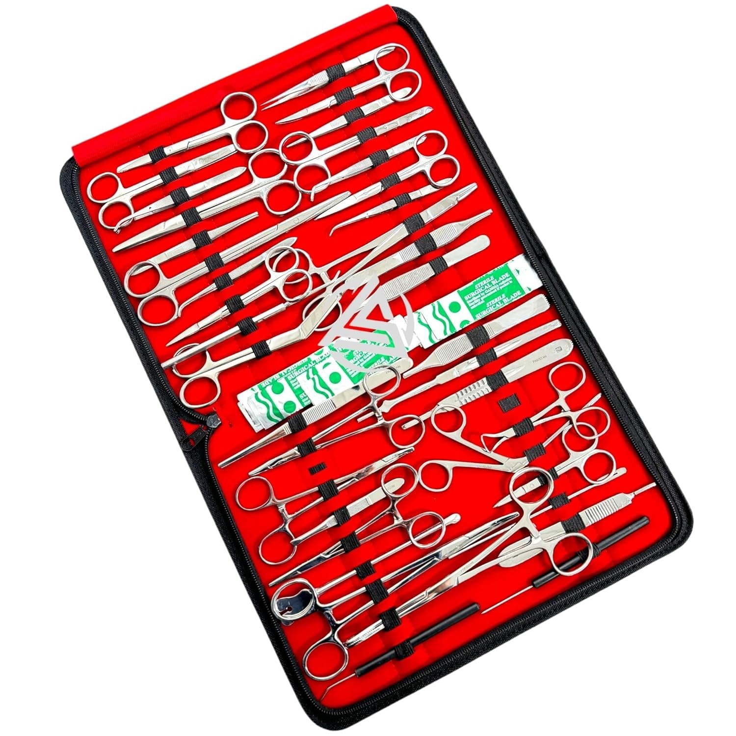 Veterinary !Needle Holder,Scissors,HEMOSTAT Forceps,Scalpel Handles and Blades.
