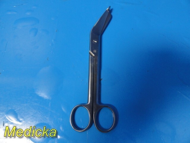 Aesculap BC862R Bandage Scissors 7″; Lister; Angled; Blunt Tip; SS ~ 33070