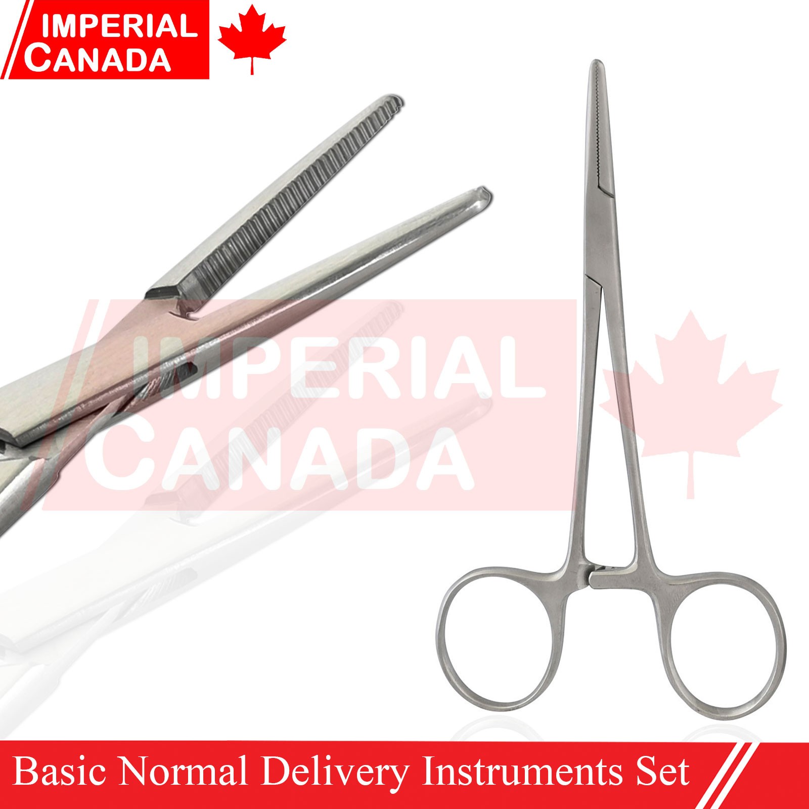 Basic Delivery Tray Set Obstetrical Forceps Scissors Gynae Surgical Inst DS-2368