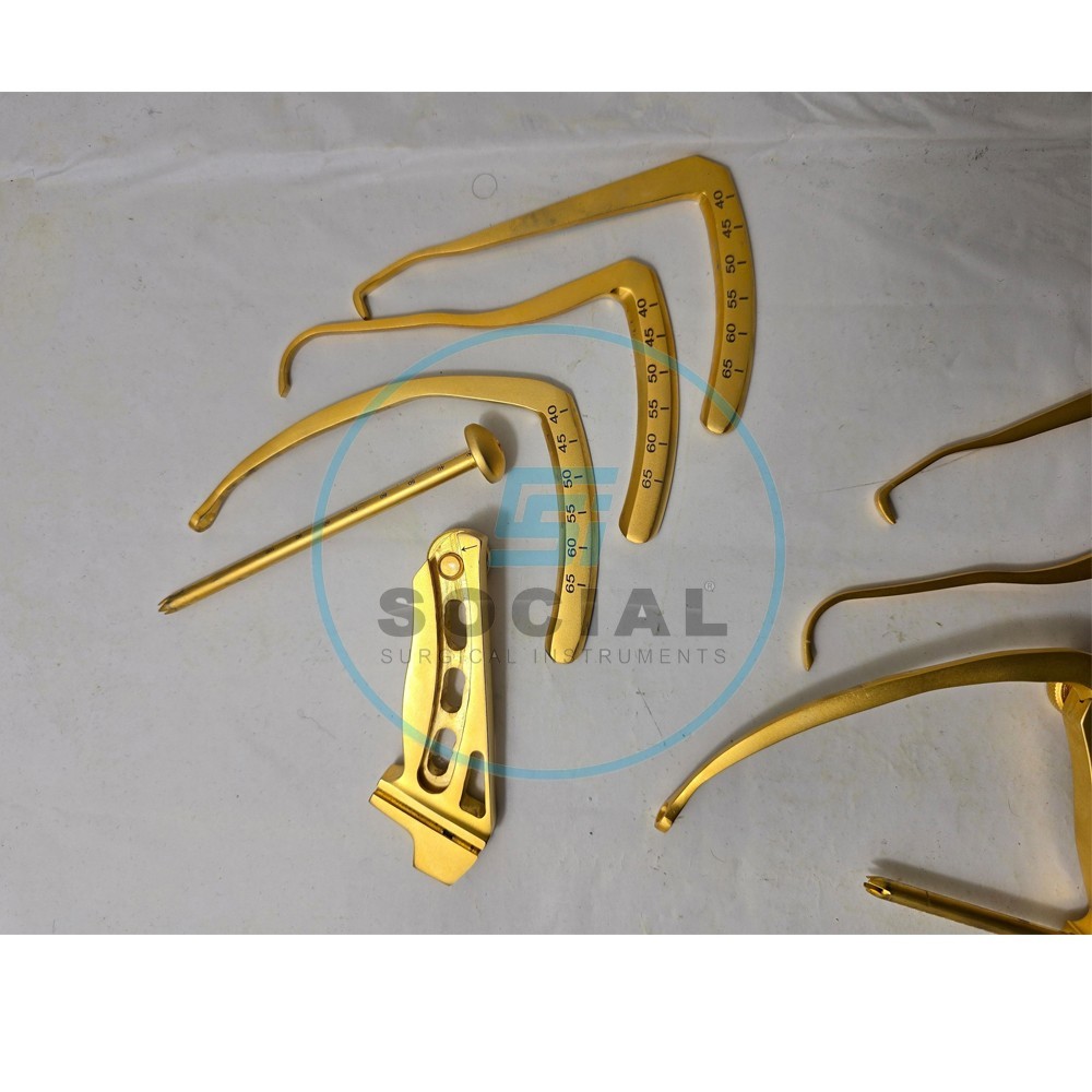 ACL PCL Jig Set Orthopedic Instrument for ACL Elbow and PCL Tibial Aimer, 5-Pcs