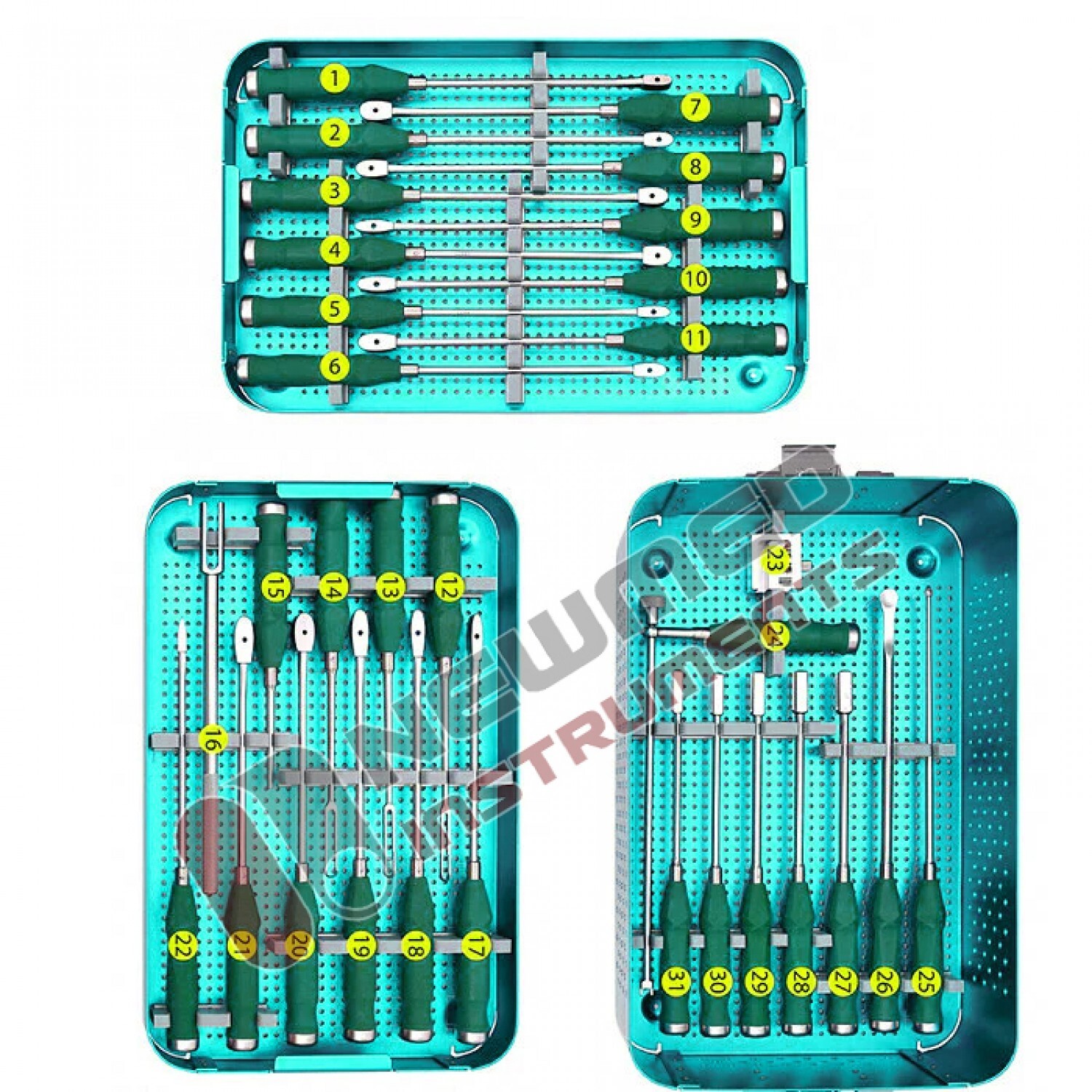 Lumbar Titanium Cage Instrument Set