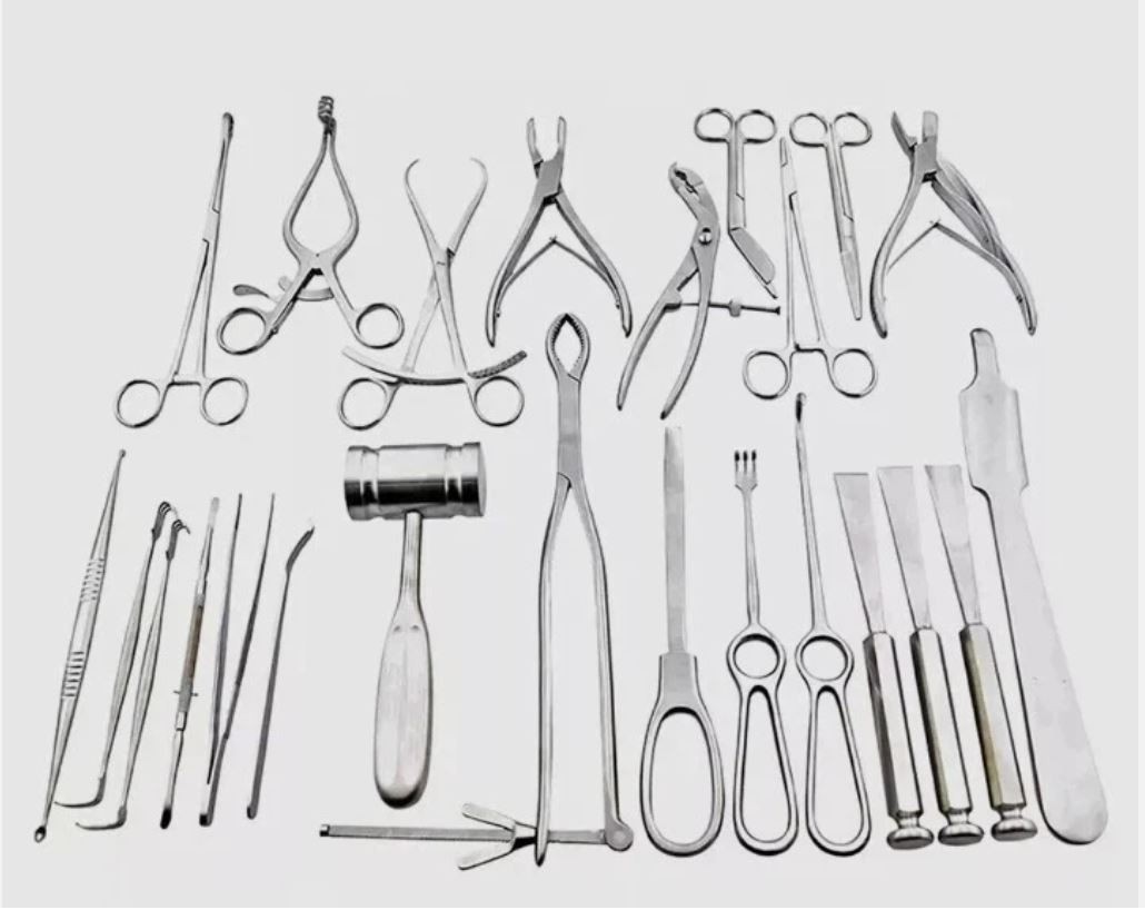 Surgical Instruments Set 13 Pcs Minor Surgery Kit + Case Medical Tools