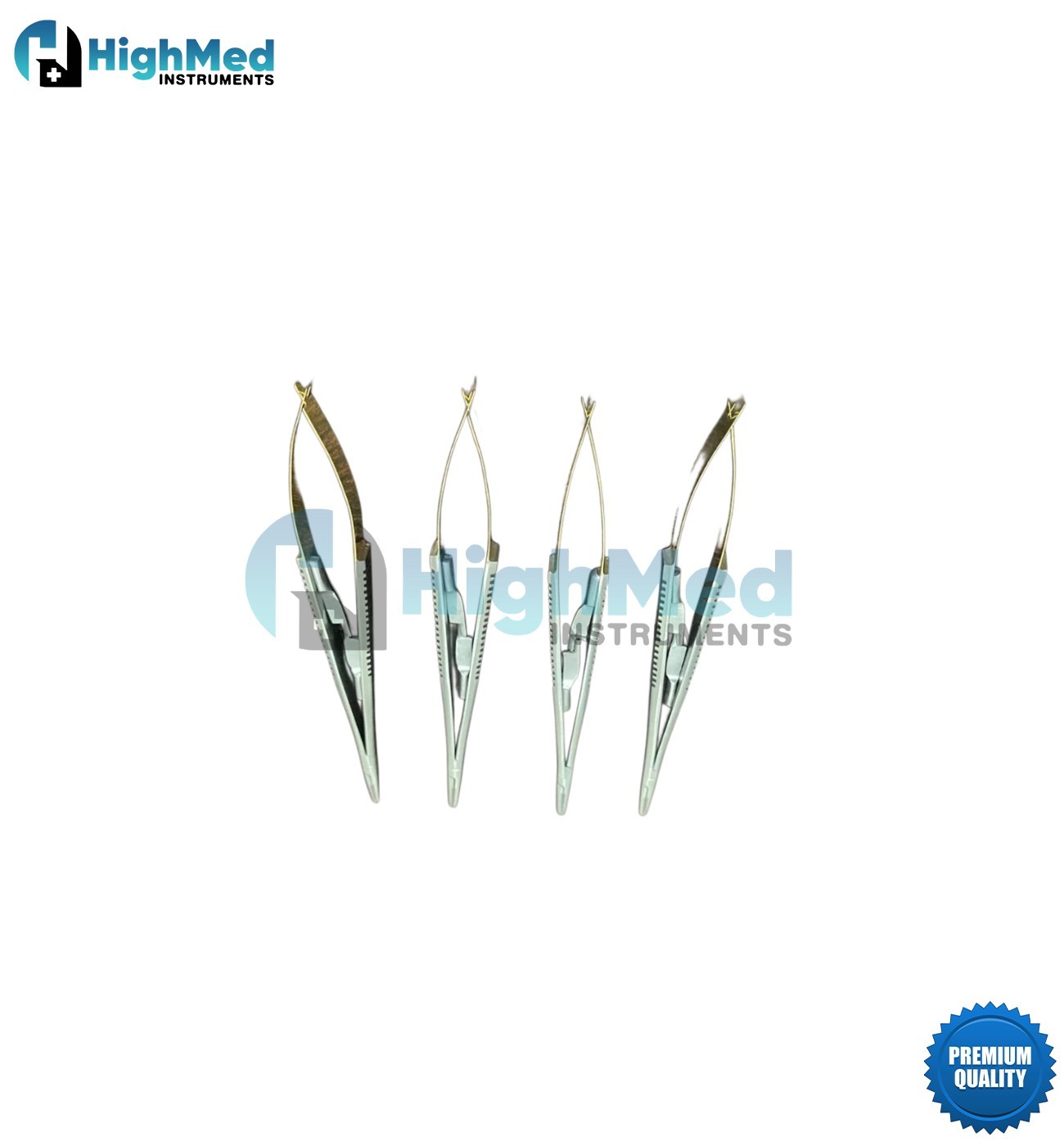 Lot of 4 HU FRIEDY Castroviejo straight Needle Holder 7 18cm NH5024