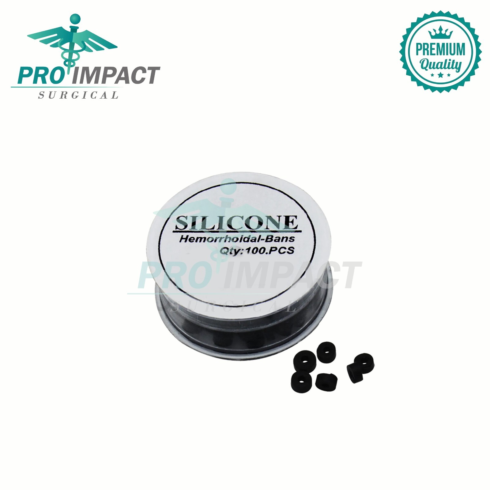 1000 PCS Silicone Hemorrhoid Bands For Rubber Band Ligation