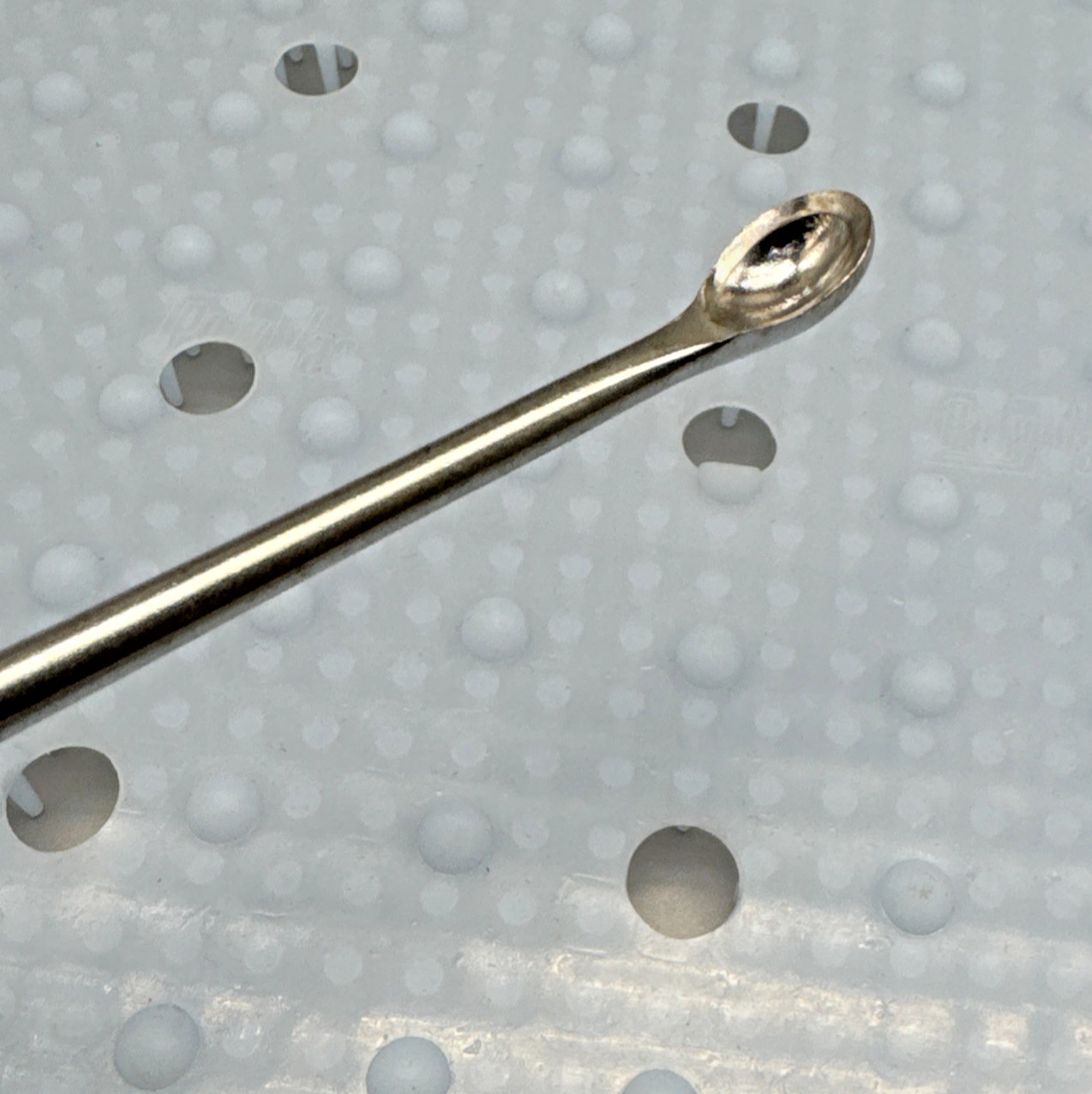 Protek 75.09.32 Closed End Angled Curette 1/4″ x 11″