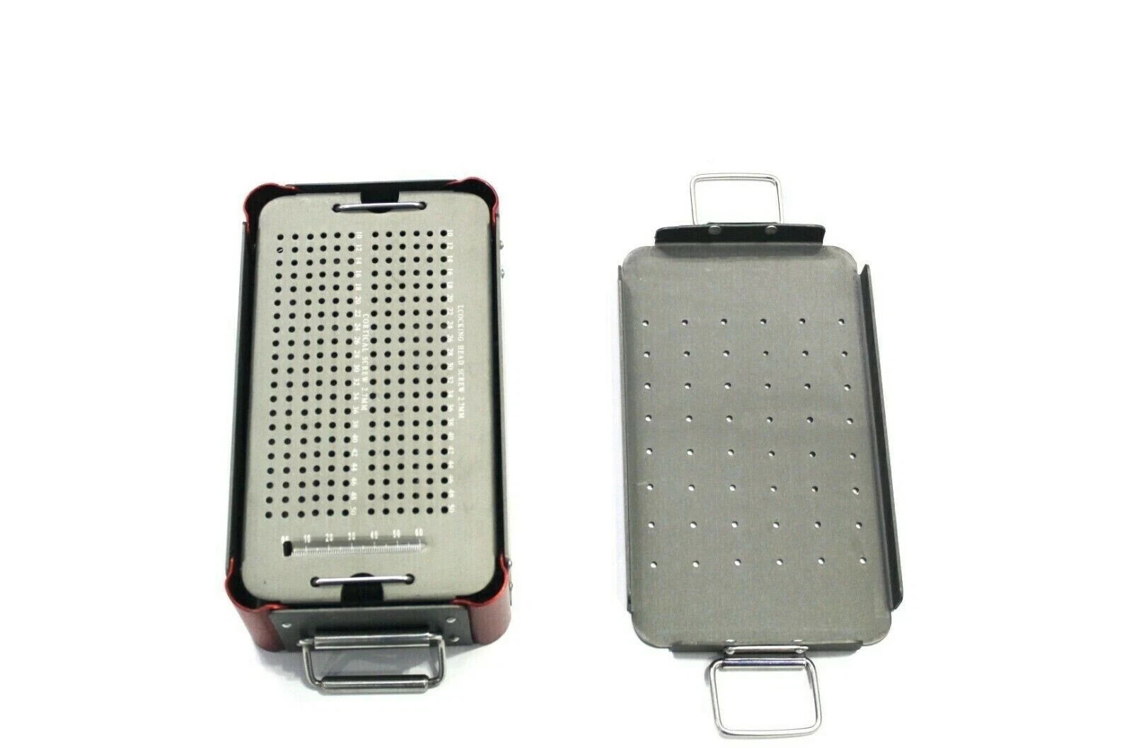Empty case box for 2.7mm cortical screw surgical instruments