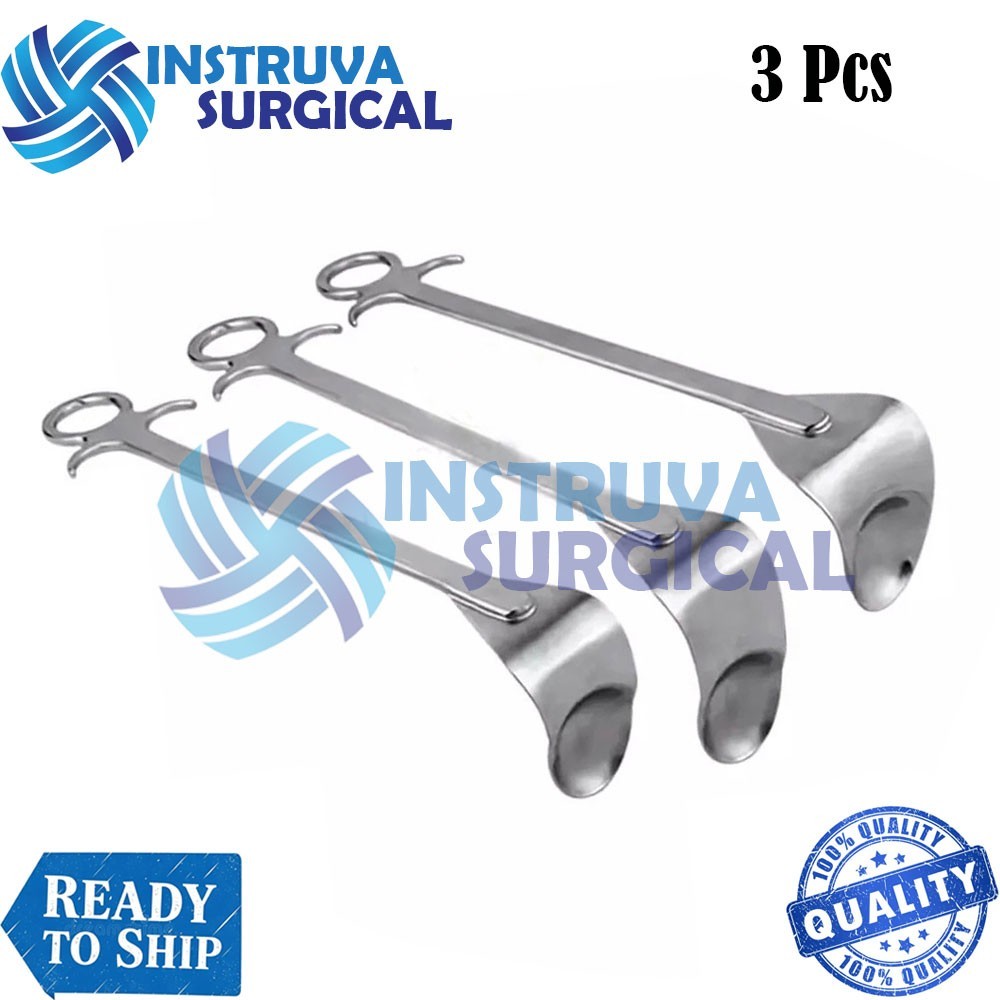 Browne Deltoid Retractor Orthopedic Surgical Instruments 3 Pcs Set High Quality