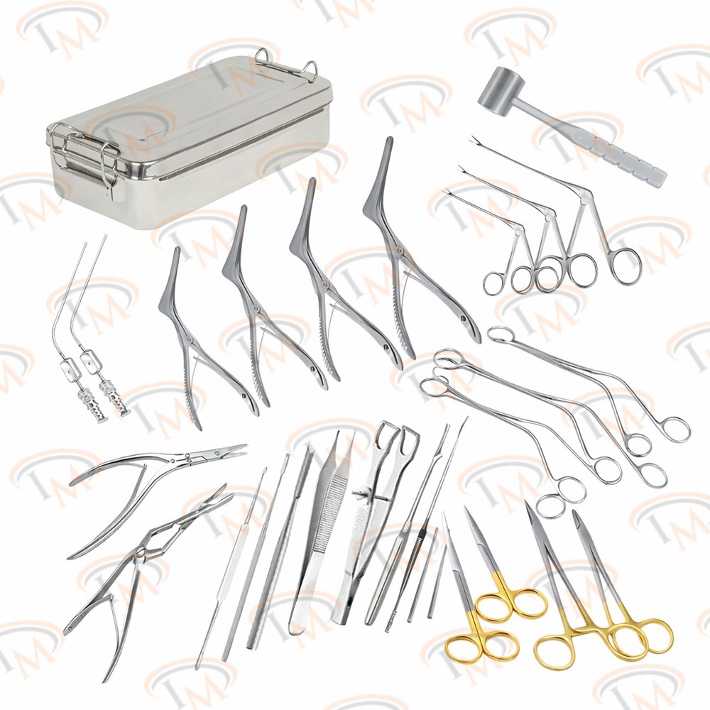 Septum Nasal surgery instruments Nose Rhinoplasty set of 26pcs ENT Set