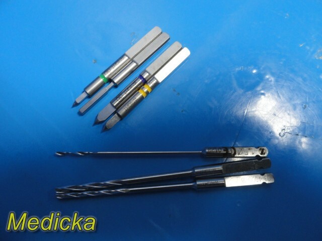 Wright Zimmer Assorted Drill bits/Punches W/ Handle ~ 25394