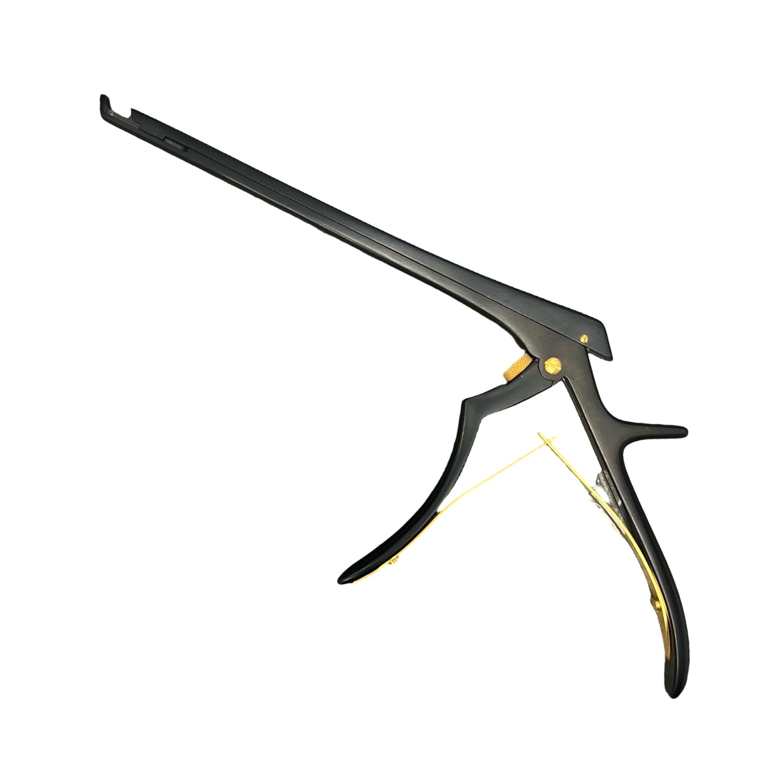 Kerrison Rongeur, 8″, 5mm Upbite 40 Deg Angled Forward, Black Coated, XPRS Clean